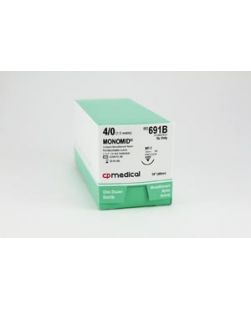Suture, 4/0, Nylon, Undyed, 18, P-3, 12/bx