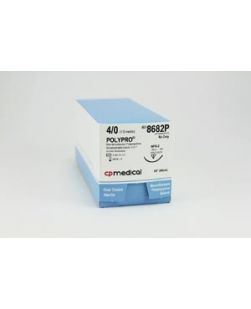 Suture, 4/0, Polypropylene, Blue, Mono, 18, PS-2, 12/bx