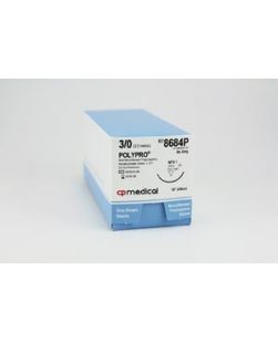 Suture, 3/0, Polypropylene, Blue, Mono, 18, FS-1, 12/bx
