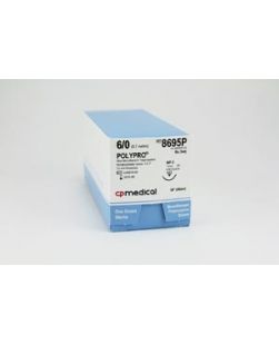 Suture, 6/0, Polypropylene, Blue, Mono, 18, P-3, 12/bx