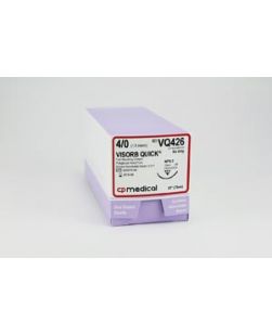 Suture, 4/0, PGA, Undyed, 30, PS-2, 12/bx
