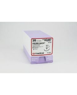 Suture, 3/0, PGA, Undyed, 18, PS-2, 12/bx