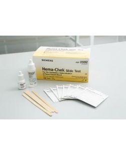 Hema-Check with Controls (Slide Test For Fecal Occult Blood), 100/pk (2592) (Continental US Only) (Item is considered HAZMAT and cannot ship via Air or to AK, GU, HI, PR, VI)