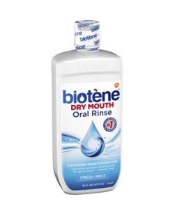 Biotène Dry Mouth Oral Rinse, Fresh Mint, 16 oz. bottle, 4/pkg, 2 pkg/cs (8 bottles total)  (Available for sale in US only) GSK# 00462 (Products cannot be sold on Amazon.com or any other third Party sites.)