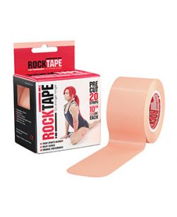 Pre-Cut Kinesiology Tape, 2 x 10 Pre-Cut Strips, Beige, Latex Free, 20 strips/roll, 6 rolls/bx (42 bx/plt) (Products cannot be sold on Amazon.com or any other 3rd party platform)