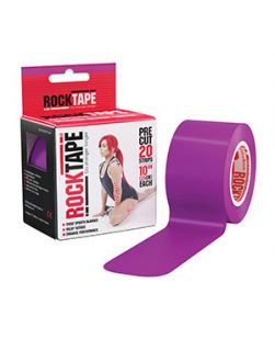 Pre-Cut Kinesiology Tape, 2 x 10 Pre-Cut Strips, Purple, Latex Free, 20 strips/roll, 6 rolls/bx (Products cannot be sold on Amazon.com or any other 3rd party platform)