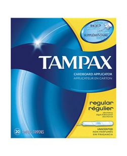 Tampons, Super, 20 ct, Compare to Tampax®, 24/cs (50 cs/plt) (Continental US Only)