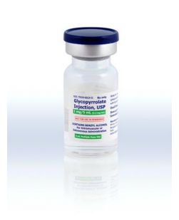 Glycopyrrolate Injection USP (AK Robinul®), 1mg/5mL 25/ctn (Rx) (US Only, Excluding IN, ND and WY) (Separate PO Required)