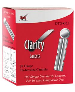 Clarity Lancets, 100/bx