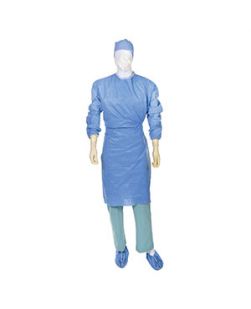 Gown, Surgical, Impervious in the Chest and Outside of the Sleeve, Sterile-Back, XX-Large, 20/cs (Continental US Only)