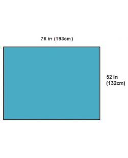 Drape Sheet, Fan-Folded, Three-Quarter, 56 x 77, 20/cs (Continental US Only)