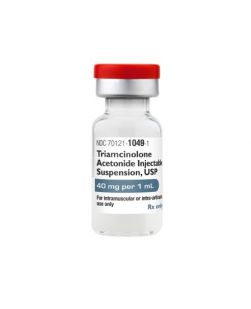 Generic Kenalog®-40 Corticosteroid Triamcinolone Acetonide 40 mg / mL Intramuscular or Intra-articular Injection Single Dose Vial 1 mL