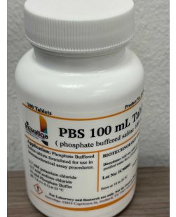 PBS (Phosphate buffered saline), 100 ml tablets (100/BTL)