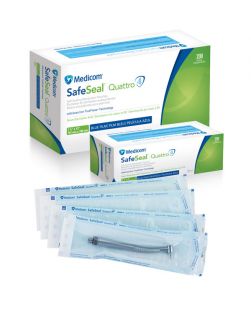 Quattro Sterilization Pouch, 3½ x 9, 200/bx, 6 bx/cs (100 cs/plt) (Not Available for sale into Canada)