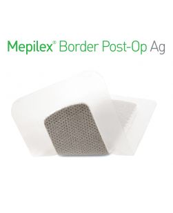 Mepilex Border Post Op Ag Advanced Dressings, 10cm x 20cm, 5/bx, 5bx/cs