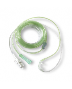 ETCO2 Nasal Sampling Cannula with O2 ETCO2 Sampling / Simultaneous O2 McKesson Brand Adult Curved Prong / NonFlared Tip